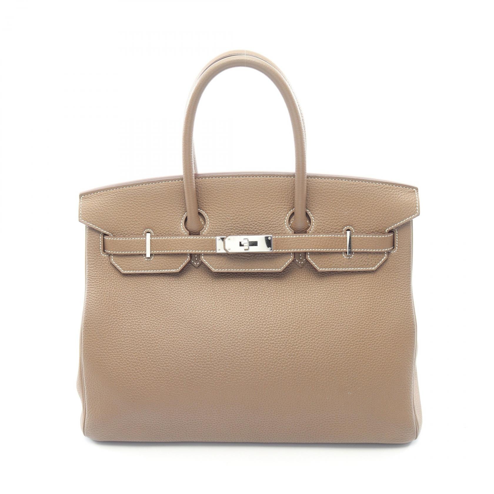 エルメス HERMES バーキン35 ハンドバッグ バッグ トゴ トゴ X刻印(2016年製造) レディース グレー系 027767CK 【中古】