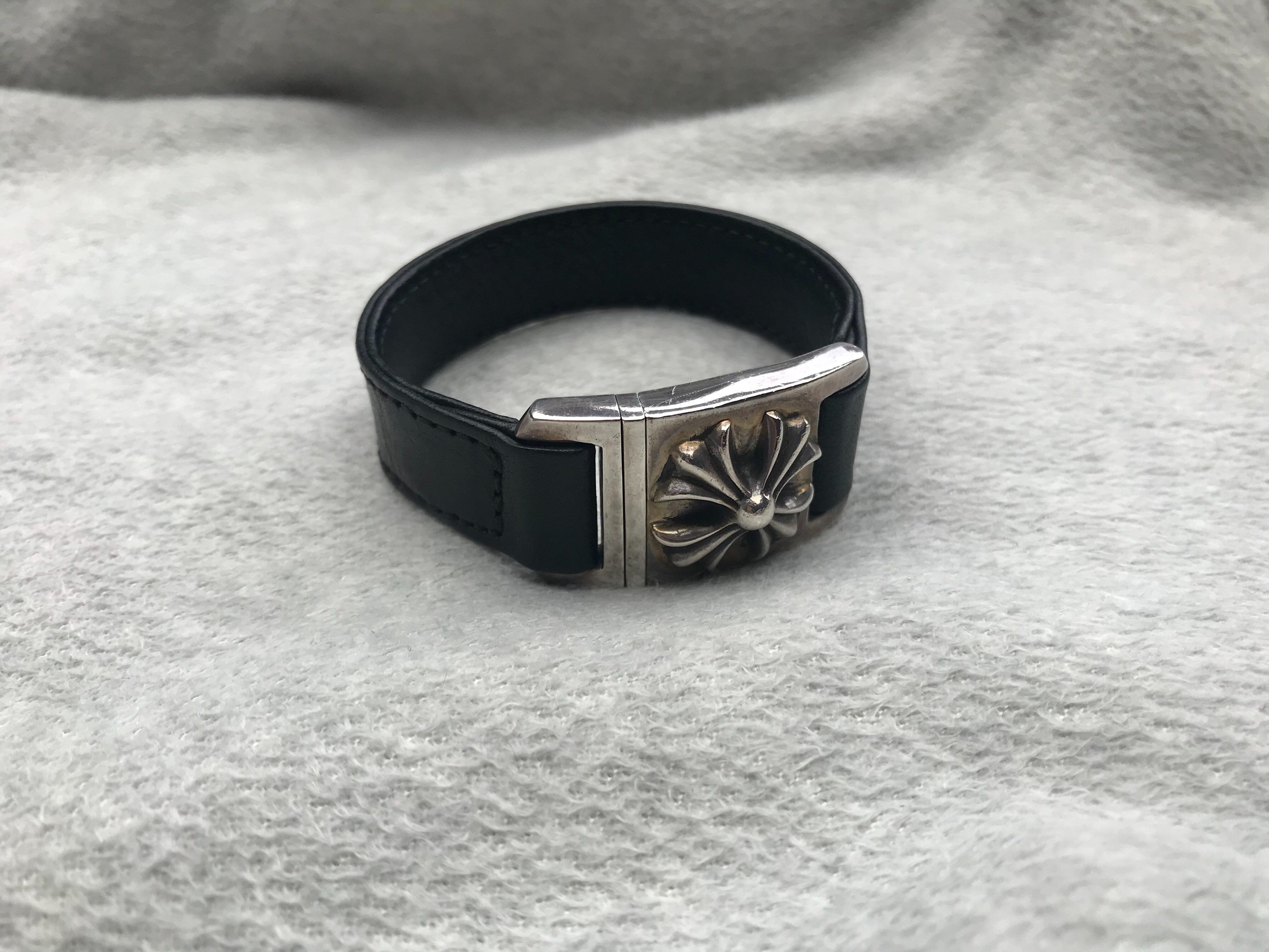 Chrome Hearts Harness Clasp Bracelet "Black"