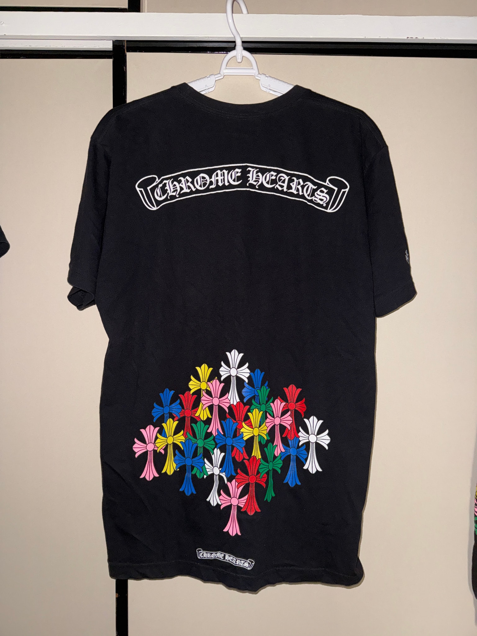 Chrome Hearts Cemetery Cross T-Shirt "Black/Multicolor"