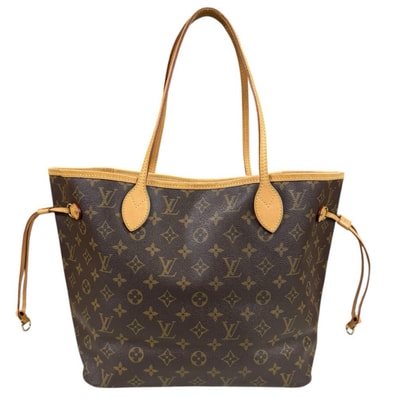 ルイヴィトン ネヴァーフルMM モノグラム トートバッグ モノグラムキャンバス M40156 ブラウン レディース LOUIS VUITTON 中古