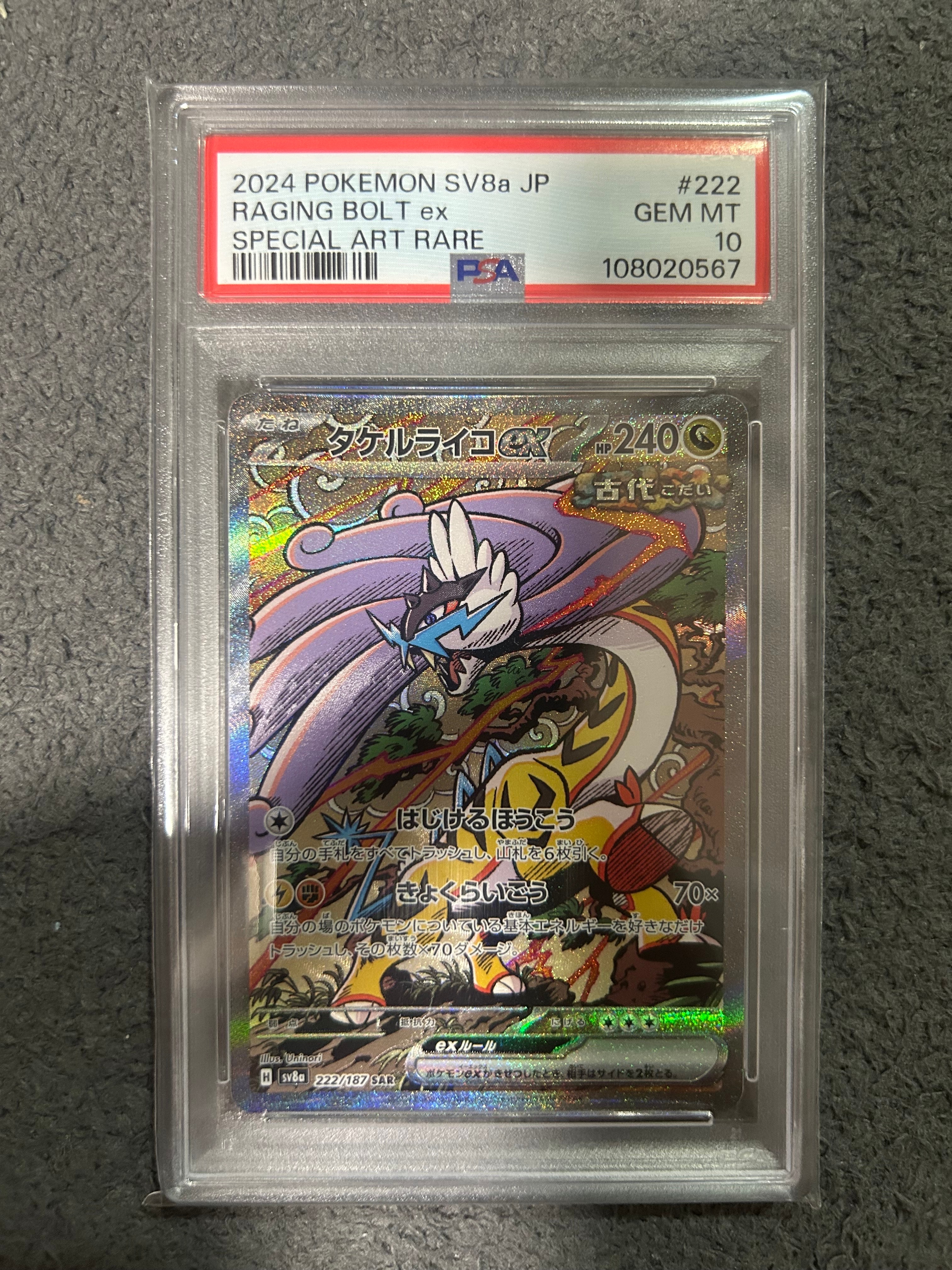 タケルライコex SAR [SV8a 222/187](ハイクラスパック「テラスタルフェスex」)