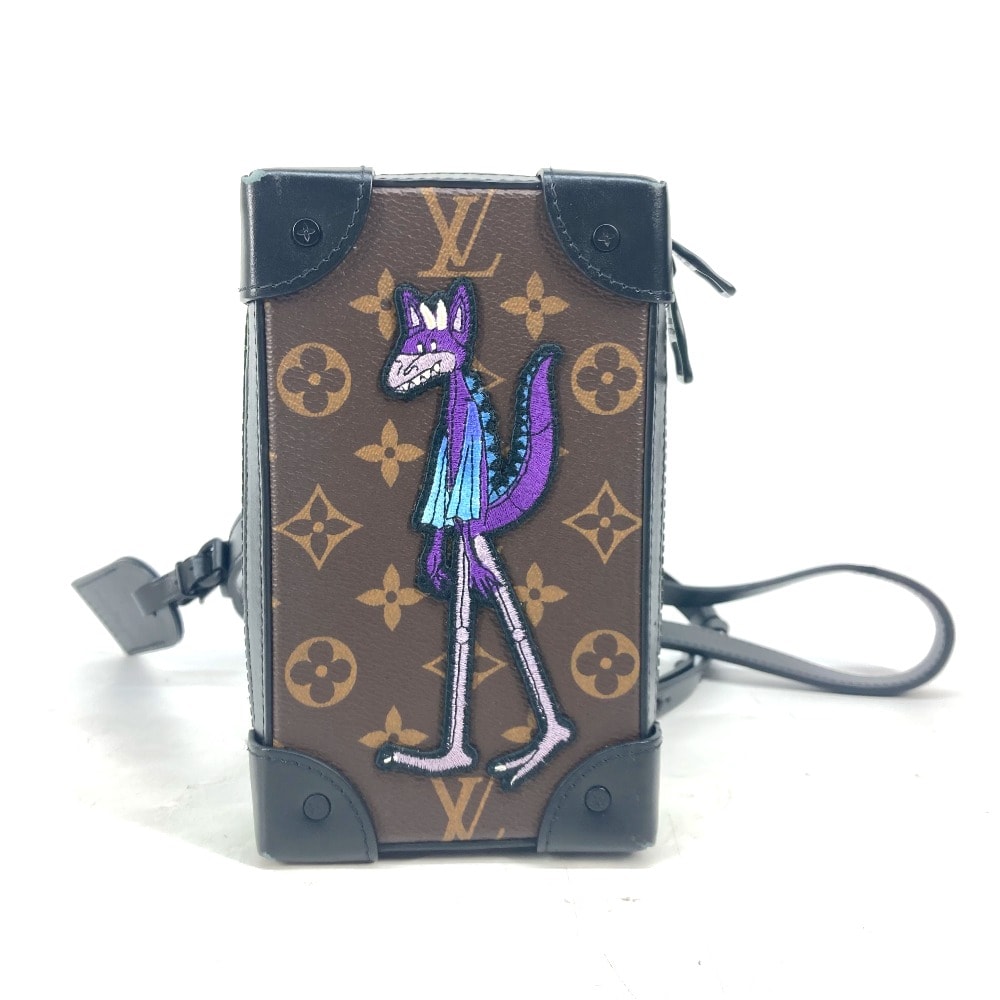 ルイヴィトン LOUIS VUITTON ソフトトランク・フォーンボックス M80144 モノグラム カバン ポシェット 斜め掛け ショルダーバッグ モノグラムキャンバス ブラウン