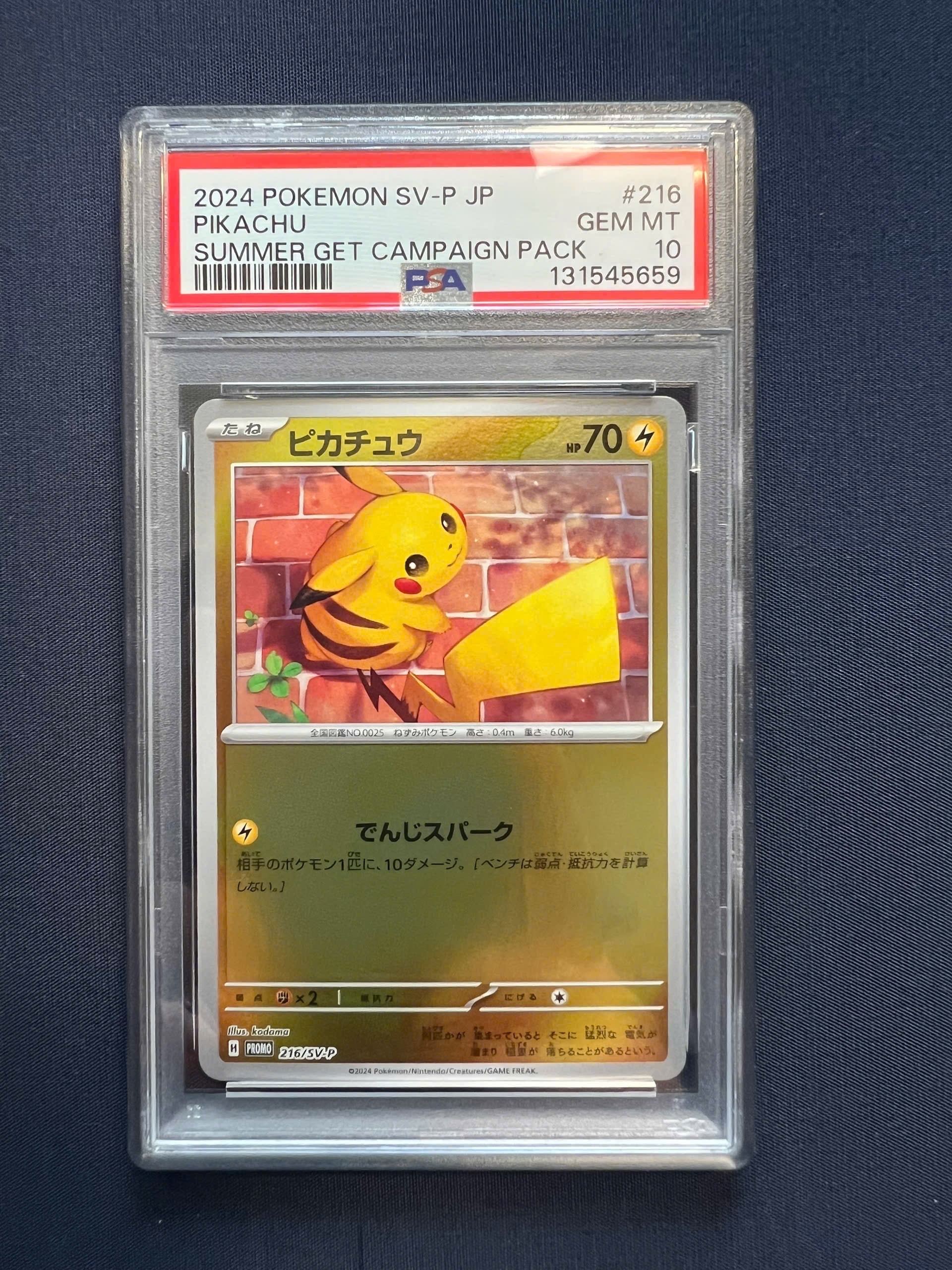 ピカチュウ P [SV-P 216](プロモカードパック「ポケカの夏がキタ