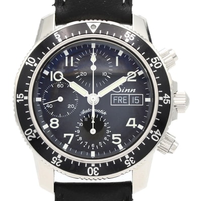 【ノーメンテナンス還元価格】ジン パイロットクロノグラフ 103.B.SA.AUTO SS 自動巻