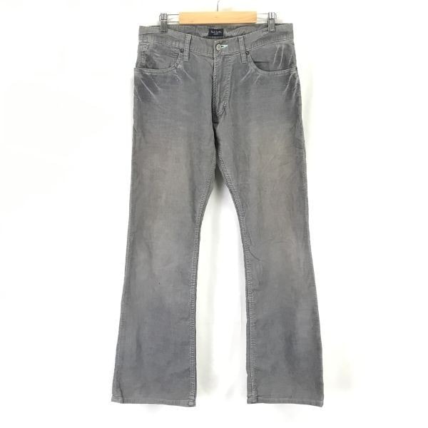 日本製★ポールスミス/Paul Smith JEANS★コーデュロイ/フレアパンツ【メンズ31/股下81cm】グレーデニム/ジーンズ/Pants/Trouser/Made in Japan◆cBH539