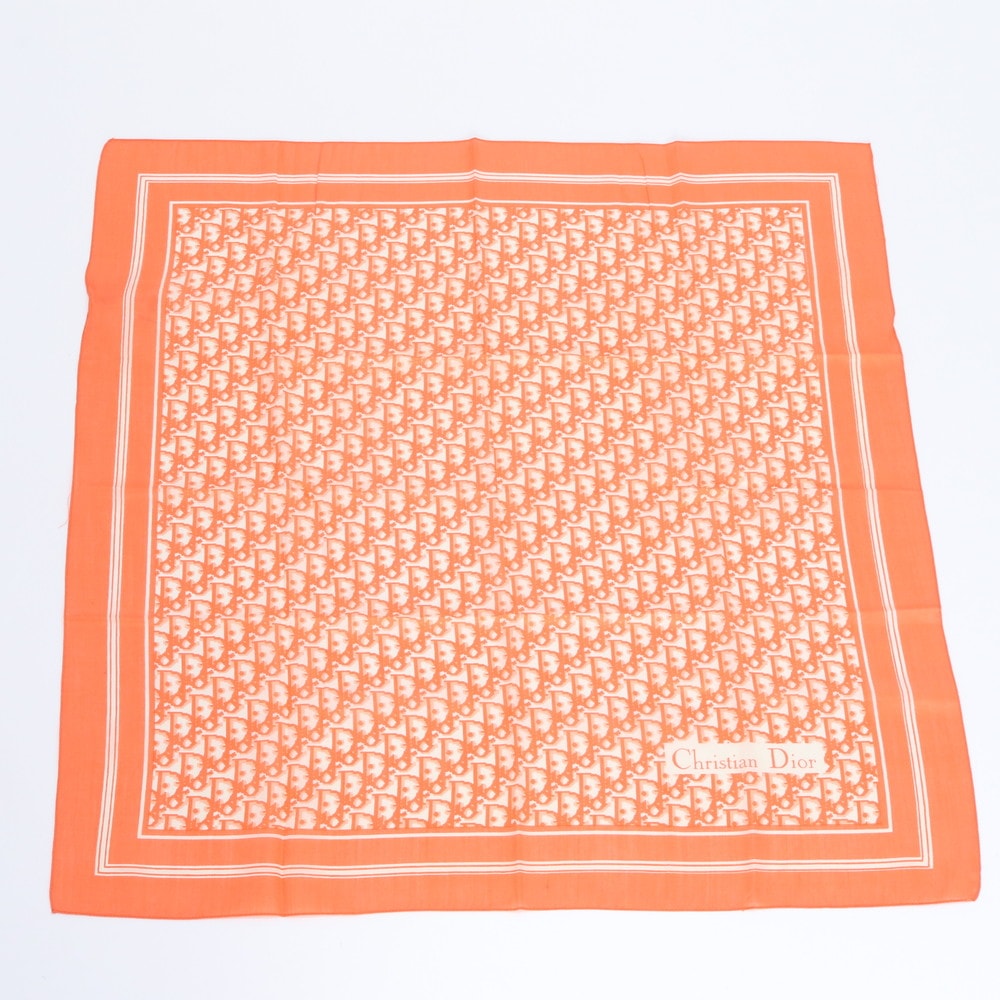 ■美品 クリスチャンディオール トロッターシルク 100% 絹スカーフ