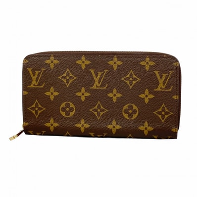 【6dd5495】ルイヴィトン 長財布 モノグラム ジッピーウォレット M42616 ブラウン【中古】メンズ レディース ユニセックス