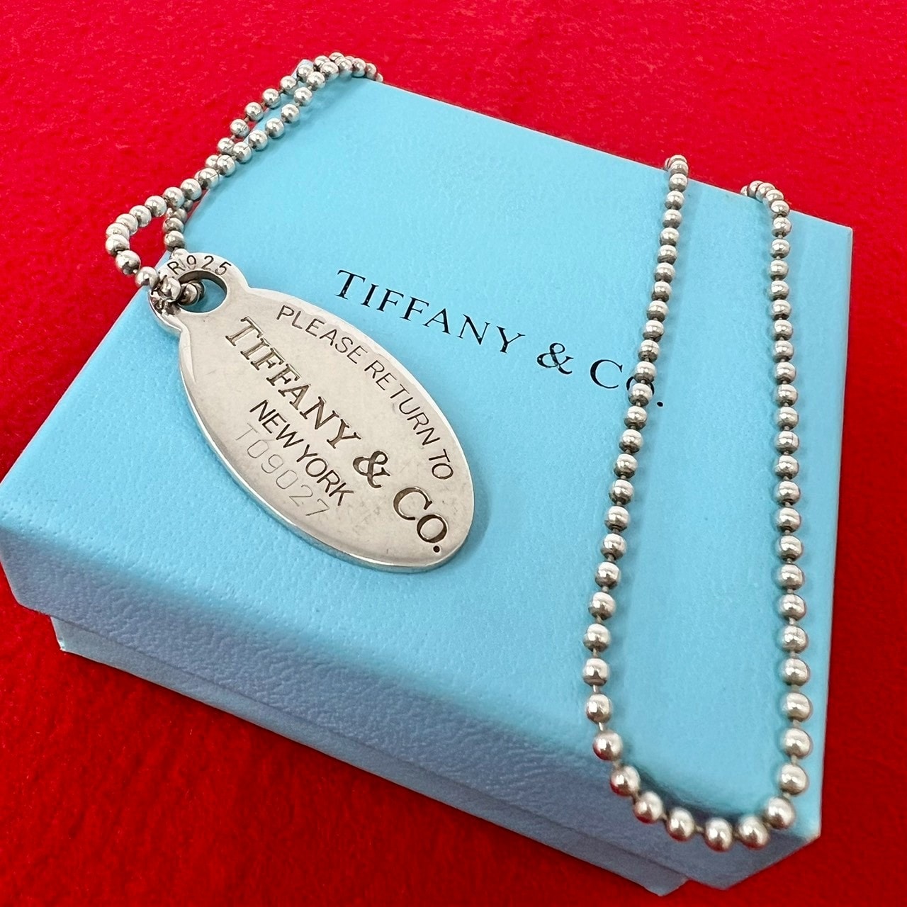 TIFFANY&Co. ティファニー リターントゥ ティファニー オーバルタグ ネックレス シルバー925 ネックレス シルバー
 29033