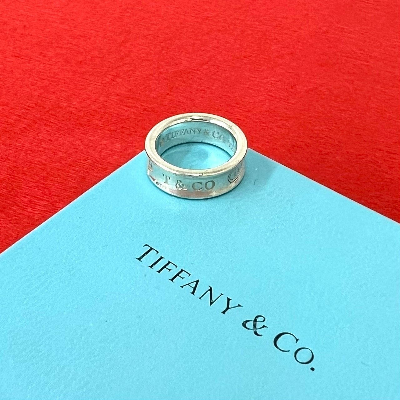 TIFFANY&Co. ティファニー ナロー リング シルバー925 リング・指輪 9号 シルバー
36543