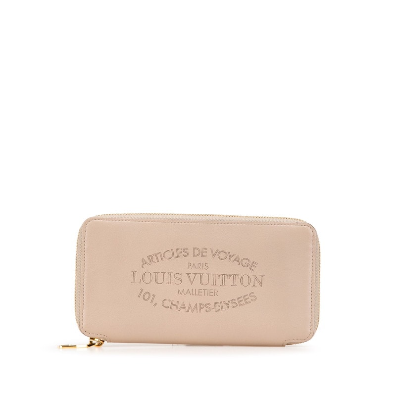 ルイ ヴィトン パルナセア ポルトフォイユイエナ ラウンドファスナー 長財布 M58265 ブラウン レザー レディース LOUIS VUITTON 【中古】