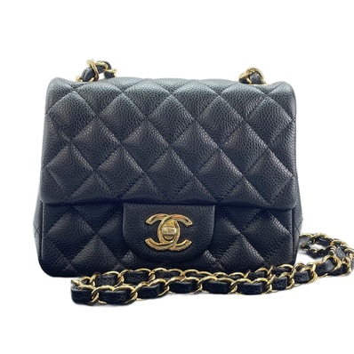シャネル CHANEL キャビアスキン ミニマトラッセ ショルダーバッグ【中古】