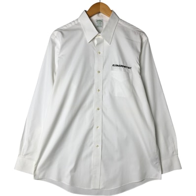 古着 ブルックスブラザーズ Brooks Brothers Est.1818 NORMATEC ノルマテック 長袖 コットンシャツ メンズL相当/eaa560855