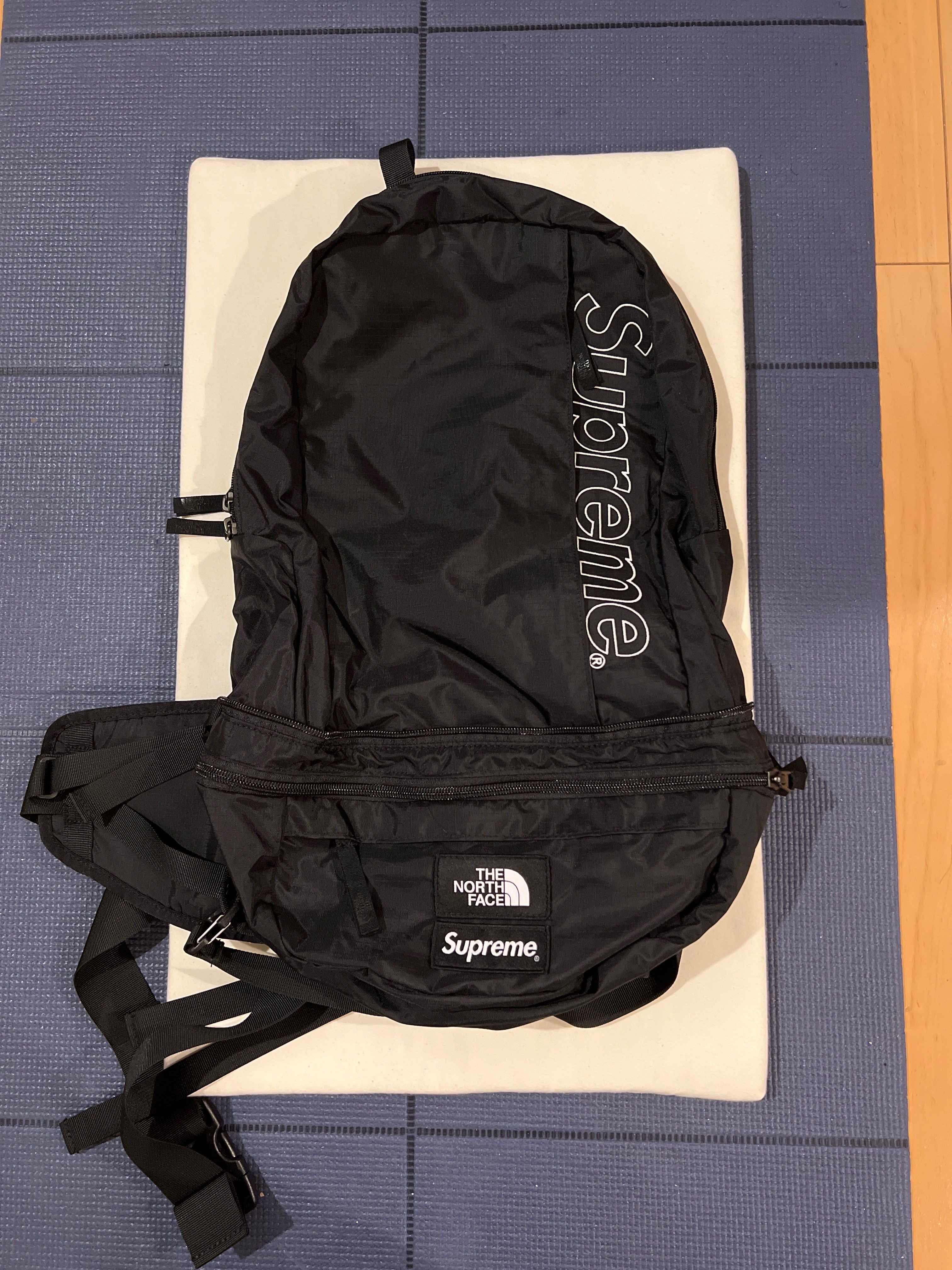 Supreme x The North Face Trekking Convertible Backpack + Waist Bag "Black"