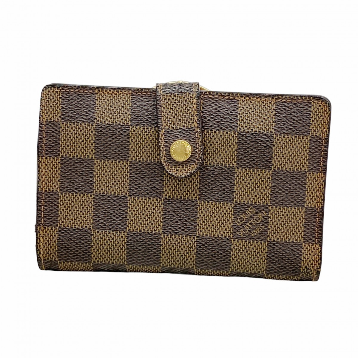 【6fa0586-k】ルイヴィトン 財布 ダミエ ポルトモネビエヴィエノワ N61664 エベヌ【中古】レディース
