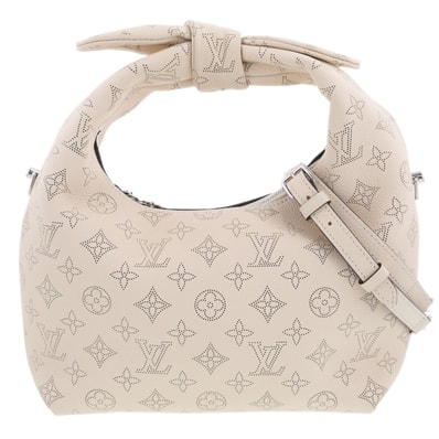 LOUIS VUITTON ルイ・ヴィトン 2WAY ホワイノットPM モノグラム ハンドバッグ M20700 マヒナ レザー ホワイト レディース【中古】
