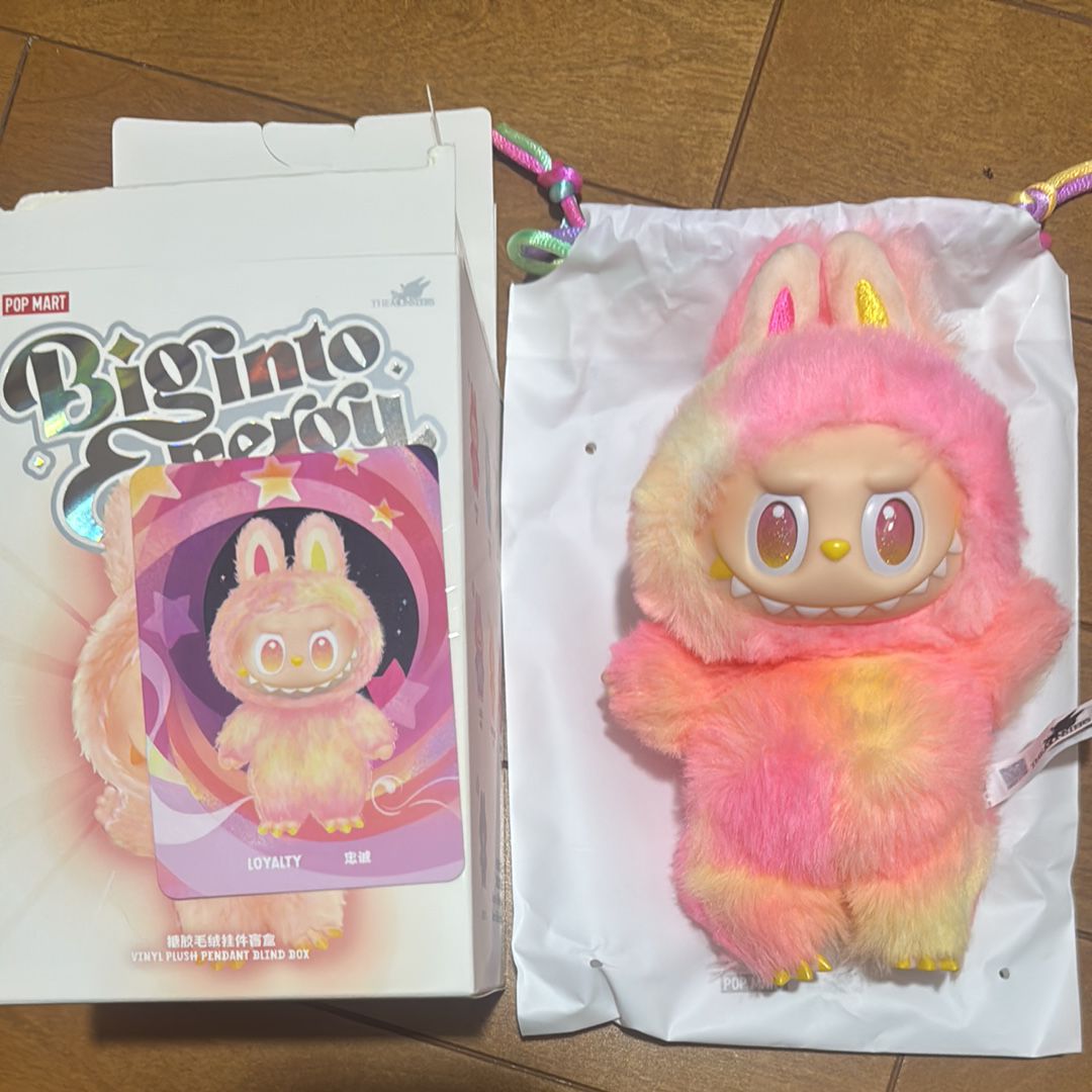 POP MART THE MONSTERS (LABUBU) Big into Energy Series Plush Pendant LOYALTY