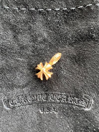 Chrome Hearts 22K #A Stack Charm CH Plus "Gold"