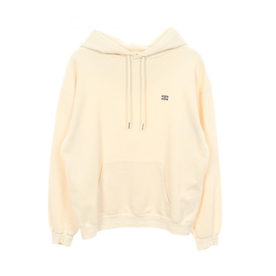 セリーヌ CELINE トリオンフ フーディ パーカー 衣料品 トップス コットン レディース アイボリー系 2Y377450I 【中古】