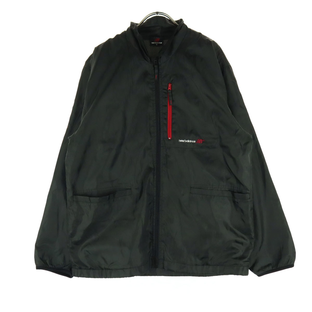 NEW BALANCE ニューバランス 長袖 ナイロンジャケット M ブラック
