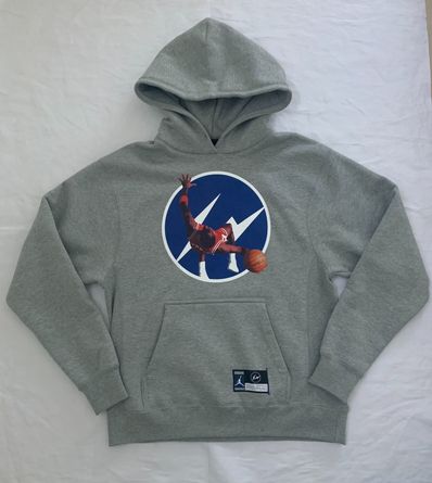 Air Jordan x Fragment Image Pullover Hoodie "Grey"
