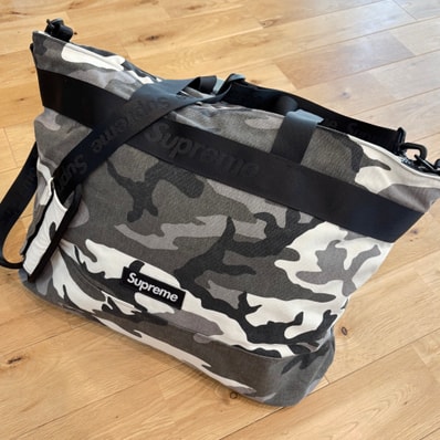 Supreme 25SS Tote Bag "Snow Camo"