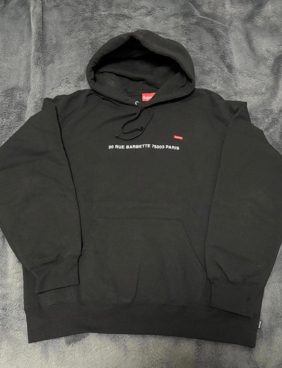 Supreme Shop Small Box Hooded Sweatshirt Paris "Black"