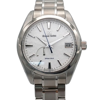 SEIKO セイコー スプリングドライブ 白雪 腕時計 SBGA211 9r65-0ae0 ステンレススチール ホワイト メンズ【中古】