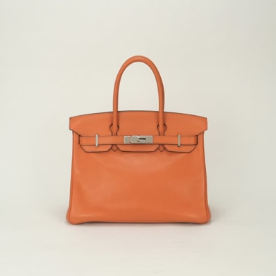 エルメス HERMES バーキン30 バーキン 30 バッグ トートバッグ スイフト オレンジ Orange ルテニウム金具 ハンドバッグ ヴォースイフト