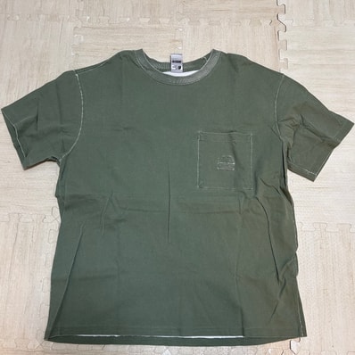 Supreme x The North Face Pigment Printed Pocket Tee "Olive"