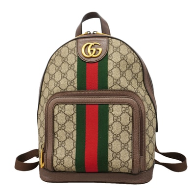 GUCCI Ophidia GG Supreme Backpack "Beige/Ebony/Brown"