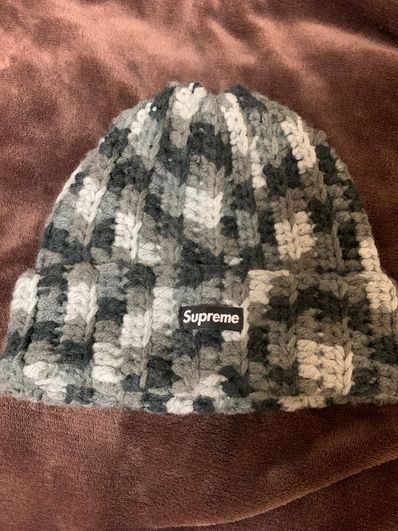 Supreme Crochet Beanie "Black"