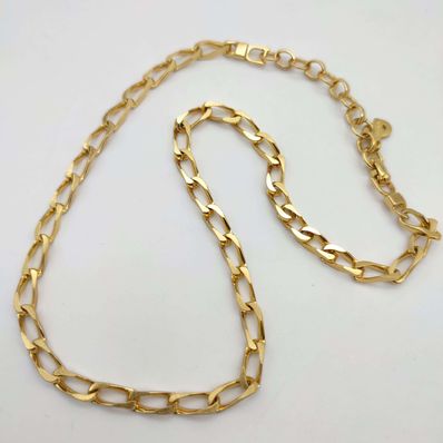 【超美品】クリスチャンディオール Dior ネックレス ゴールド 喜平