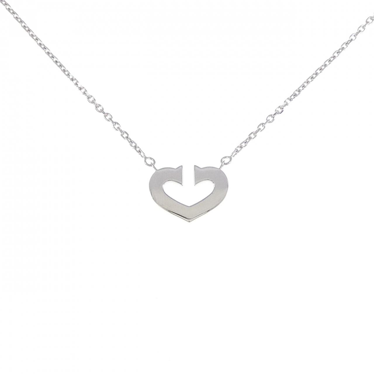 カルティエ Cハート ネックレス