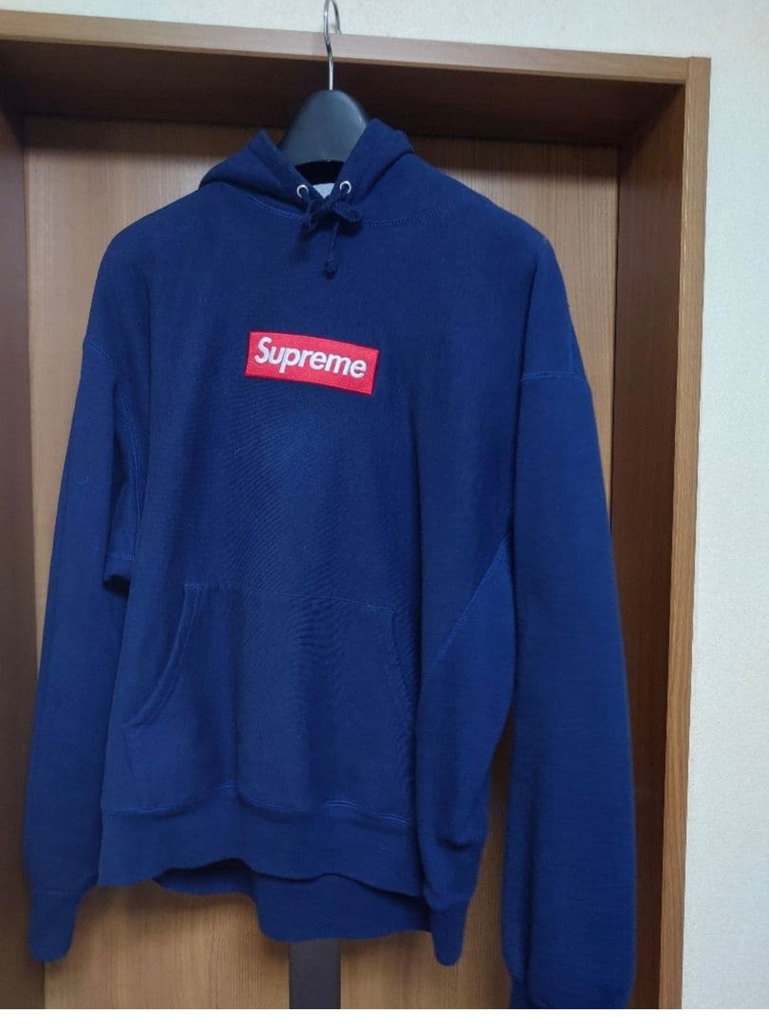 Supreme Box Logo Hooded Sweatshirt "Navy" (24FW)