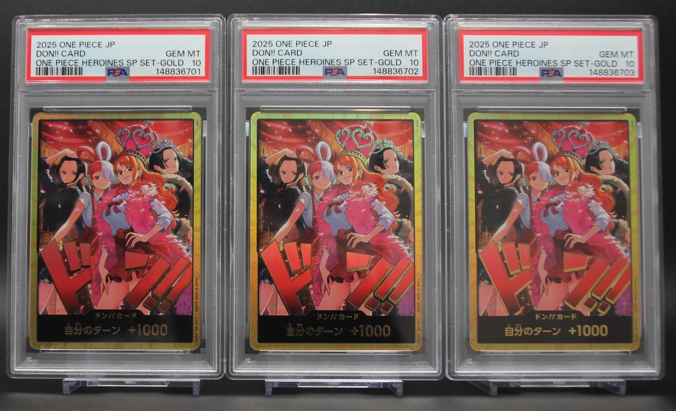 ドン!!カード : ロビン&ウタ&ナミ&ハンコック スーパーパラレル [開封済](エクストラブースター「ワンピース ヒロインズエディション スペシャルセット」)