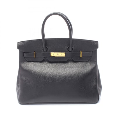 エルメス HERMES バーキン35 ハンドバッグ バッグ レザー アルデンヌ □C刻印(1999年製造) レディース ブラック系 【中古】