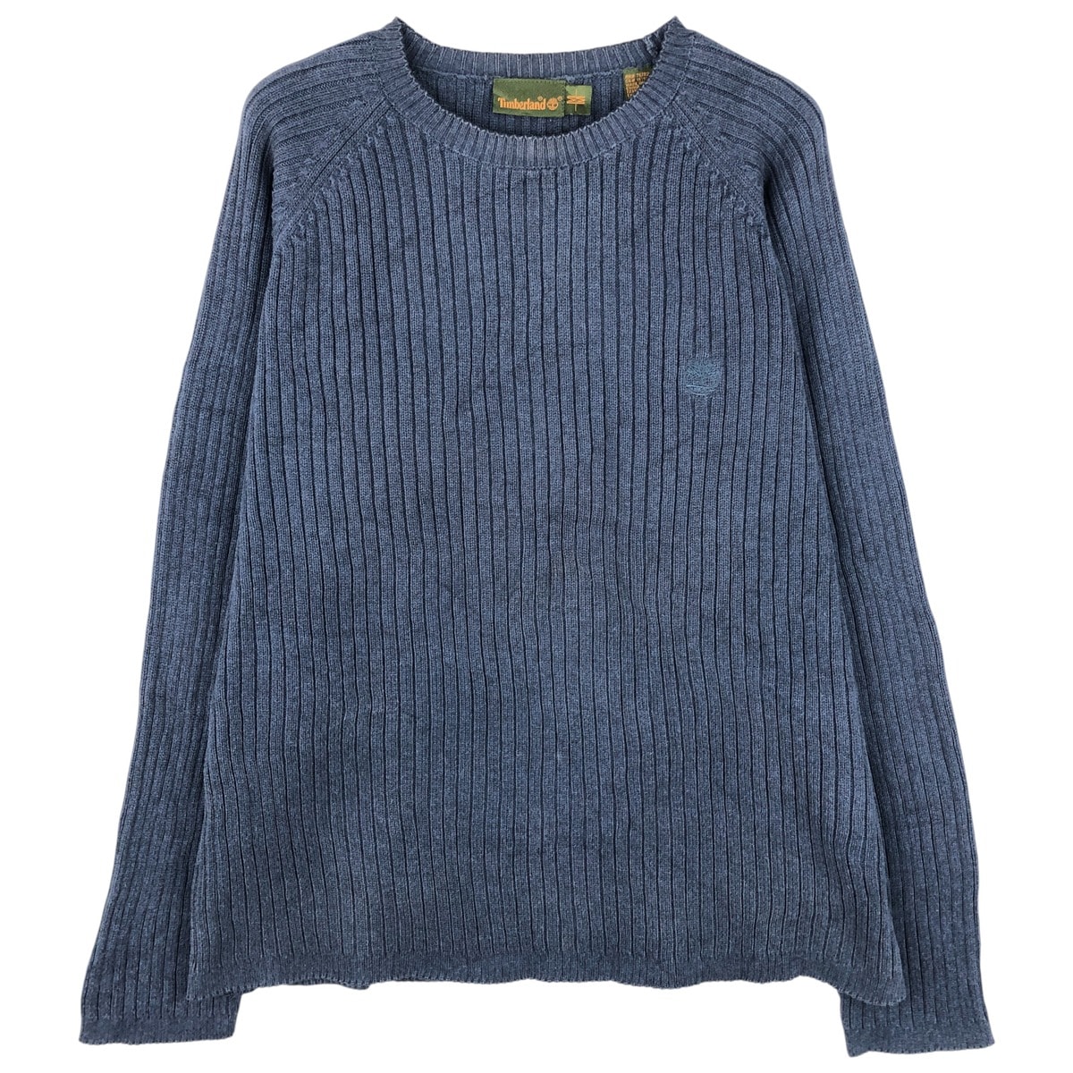 古着 ティンバーランド Timberland リブ編み コットンニットセーター メンズM相当/eaa604067