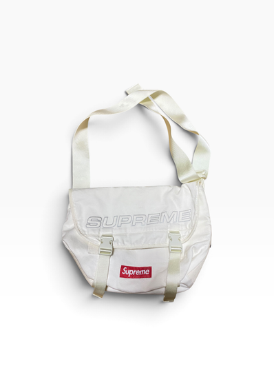 Supreme Denim Messenger Bag "White"