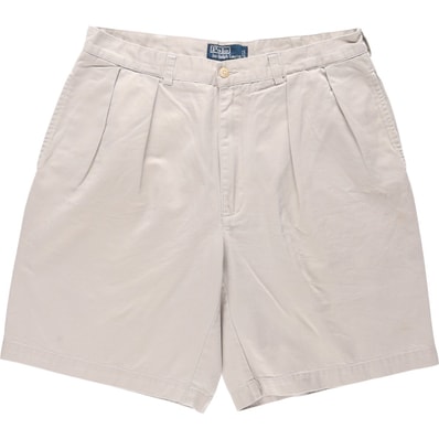 古着 ラルフローレン Ralph Lauren POLO by Ralph Lauren TYLER SHORT ツータック チノショーツ ショートパンツ メンズw35相当/eaa633223