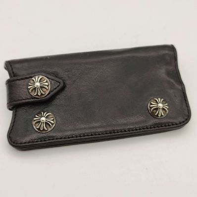 Chrome Hearts Leather Key Case "Black"