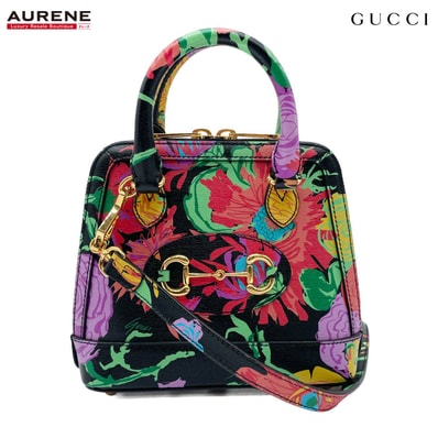 GUCCI グッチ ホースビット 1955 KEN SCOTT コラボ ショルダーバッグ
花柄 MANTERO 640716 レザー マルチカラー レディース
【中古】