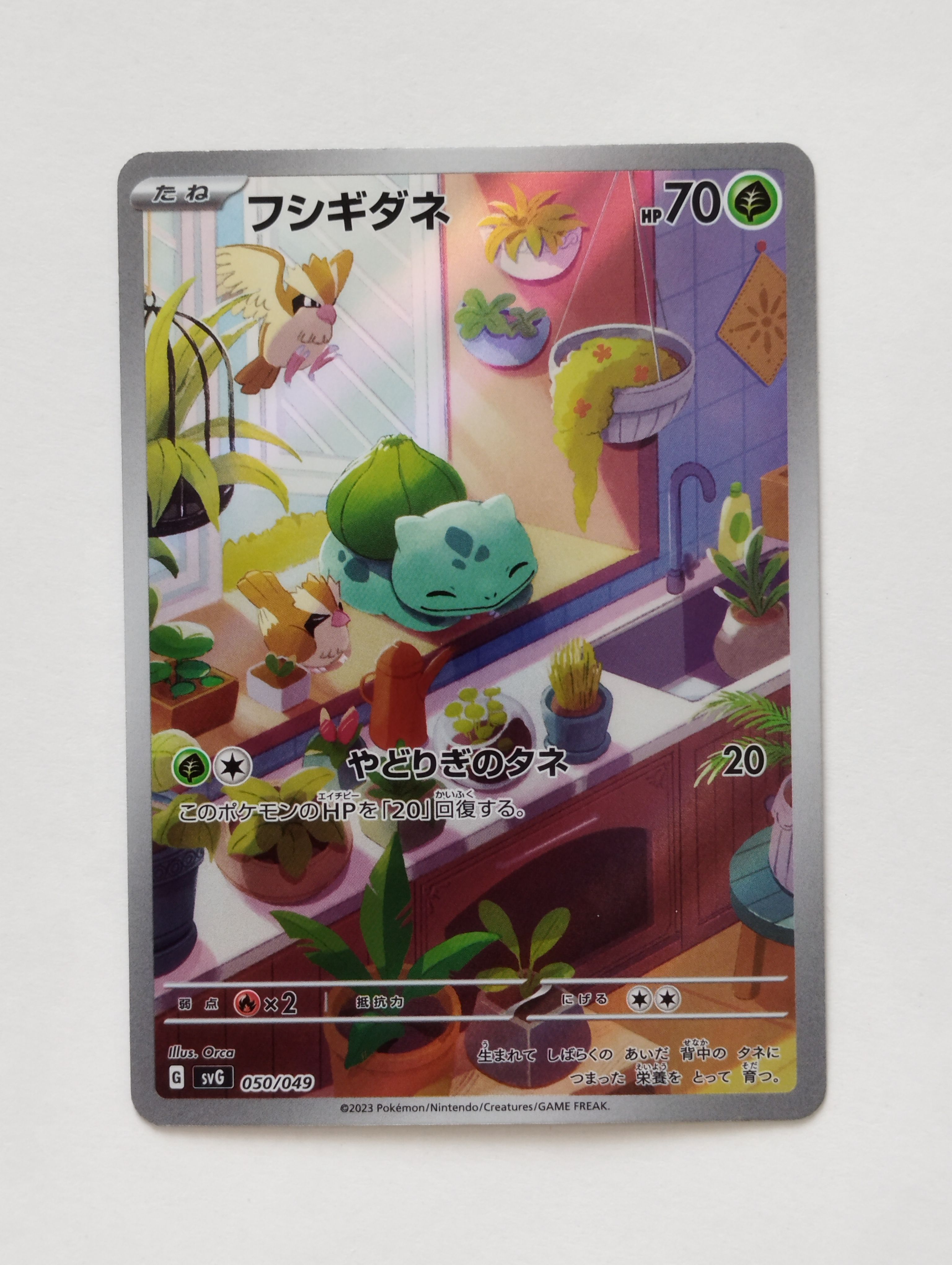 フシギダネ :フルイラスト [SVG 050/049](スペシャルデッキセットex「フシギバナ・リザードン・カメックス」)