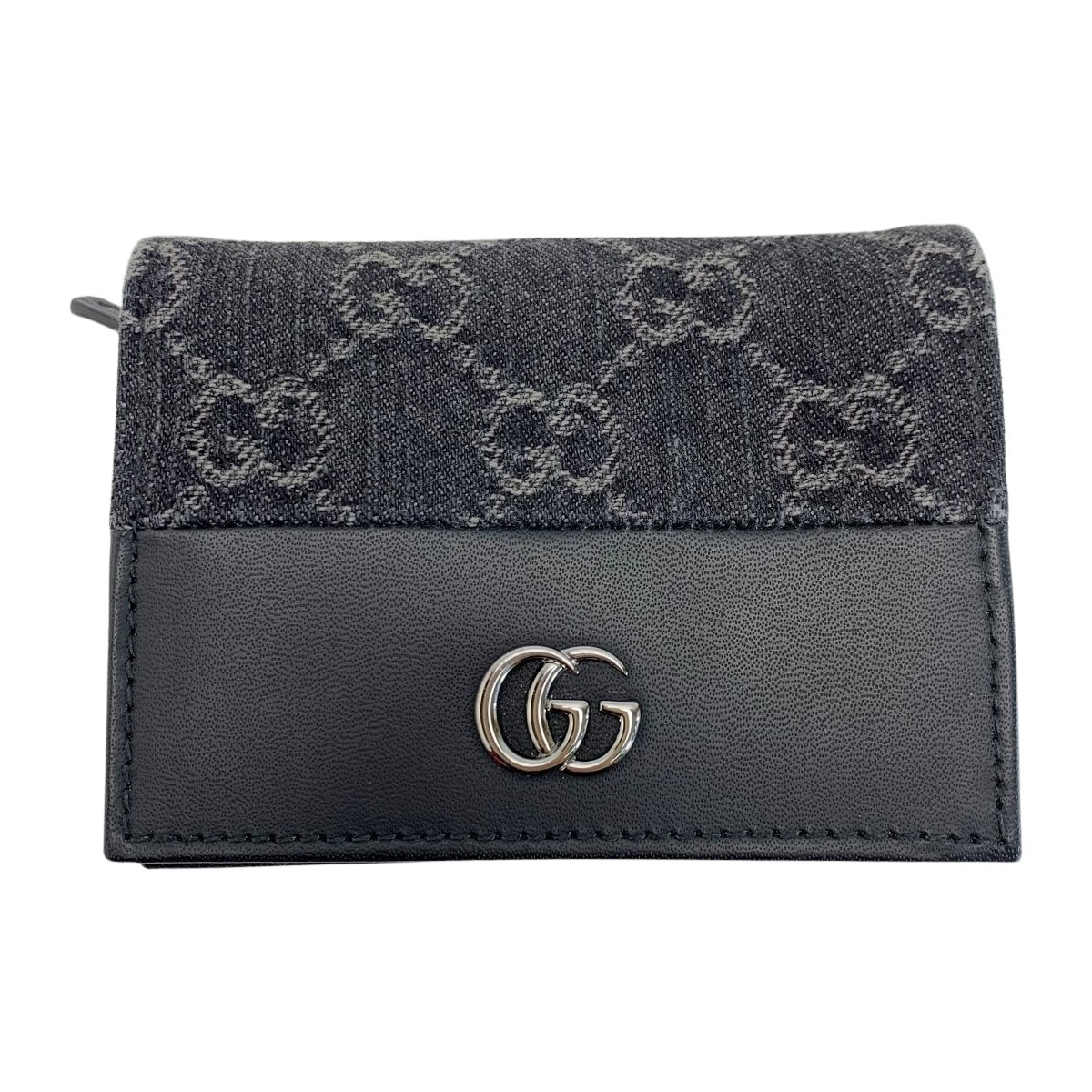 ☆☆GUCCI グッチ マーモント 658610 2つ折り財布 レザー レディース シルバー金具