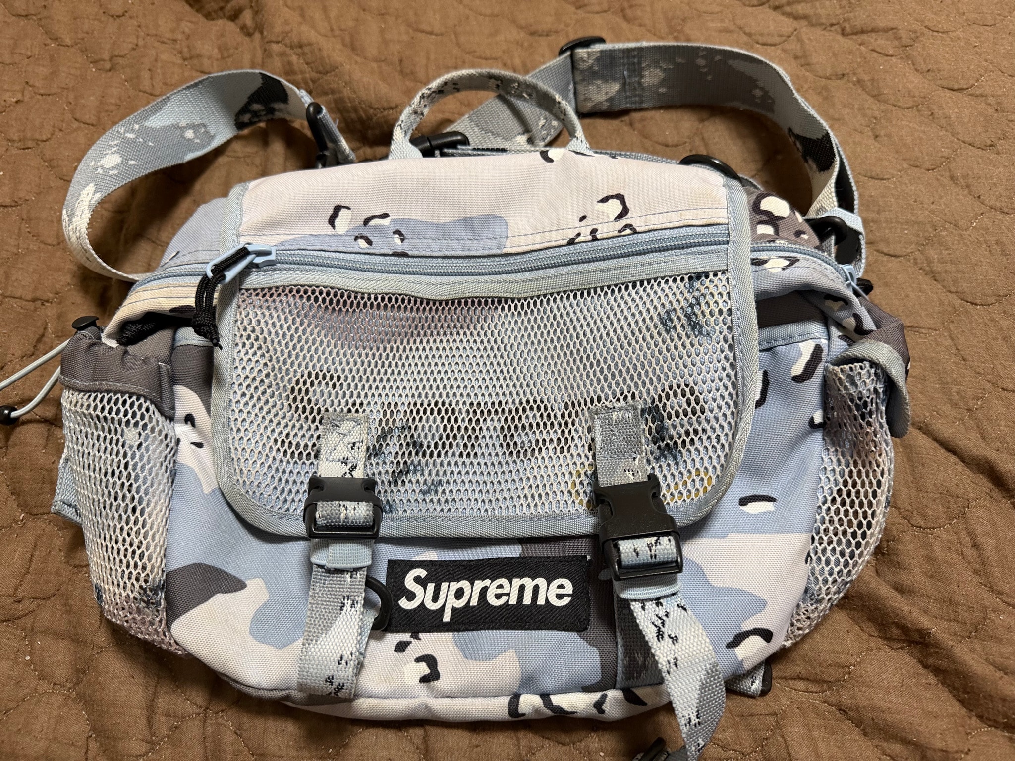 Supreme 20SS Waist Bag "Camo Blue"