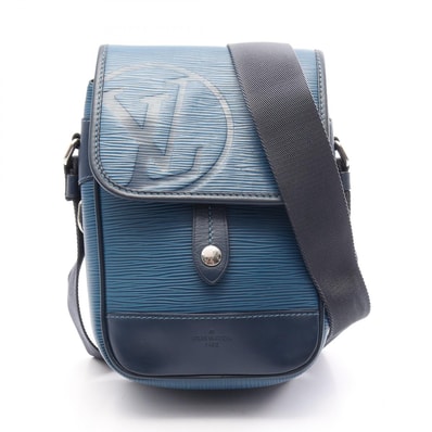 ルイ・ヴィトン LOUIS VUITTON メッセンジャー ダウンタウンBB エピ ブルーアズール ショルダーバッグ バッグ レザー メンズ ブルー系 M53497 【中古】