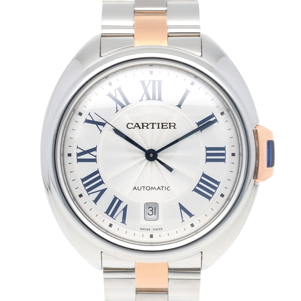 カルティエ クレ ドゥ カルティエ 腕時計 時計 ステンレススチール 3850 自動巻き メンズ 1年保証 CARTIER 中古