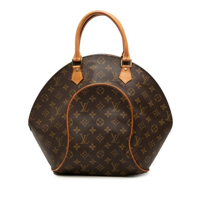 ルイ ヴィトン モノグラム エリプスMM ハンドバッグ M51126 ブラウン PVC レザー レディース LOUIS VUITTON 【中古】