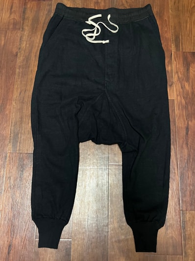 Rick Owens DRKSHDW Prisoner Drawstring "Black"