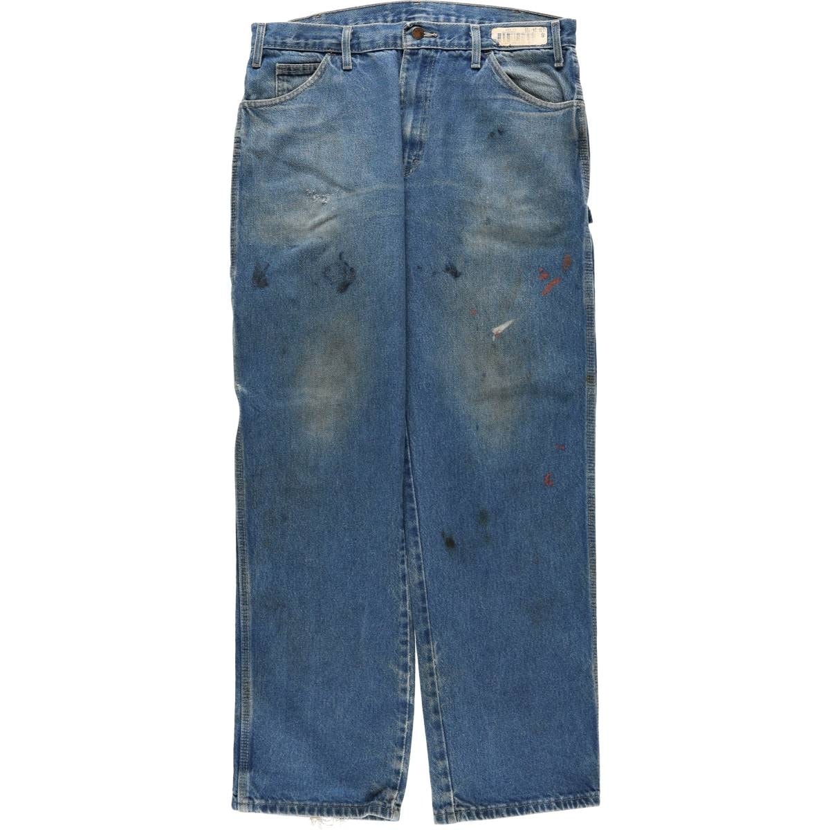 古着 ディッキーズ Dickies デニムペインターパンツ メンズw35相当/eaa664111