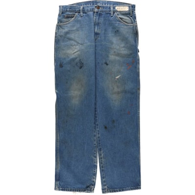 古着 ディッキーズ Dickies デニムペインターパンツ メンズw35相当/eaa664111